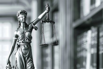 Foto: Statue von Justitia